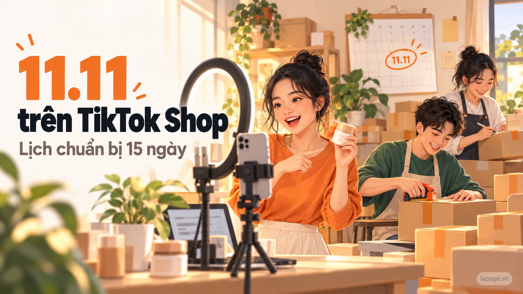 11.11 trên TikTok Shop: lịch chuẩn bị 15 ngày