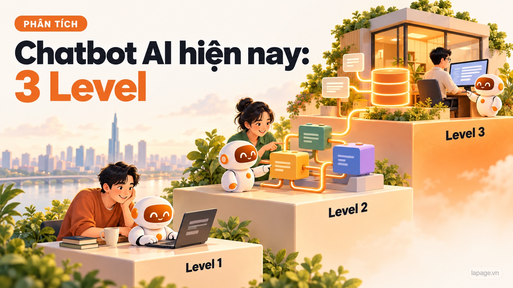 Chatbot AI hiện nay: 3 Level