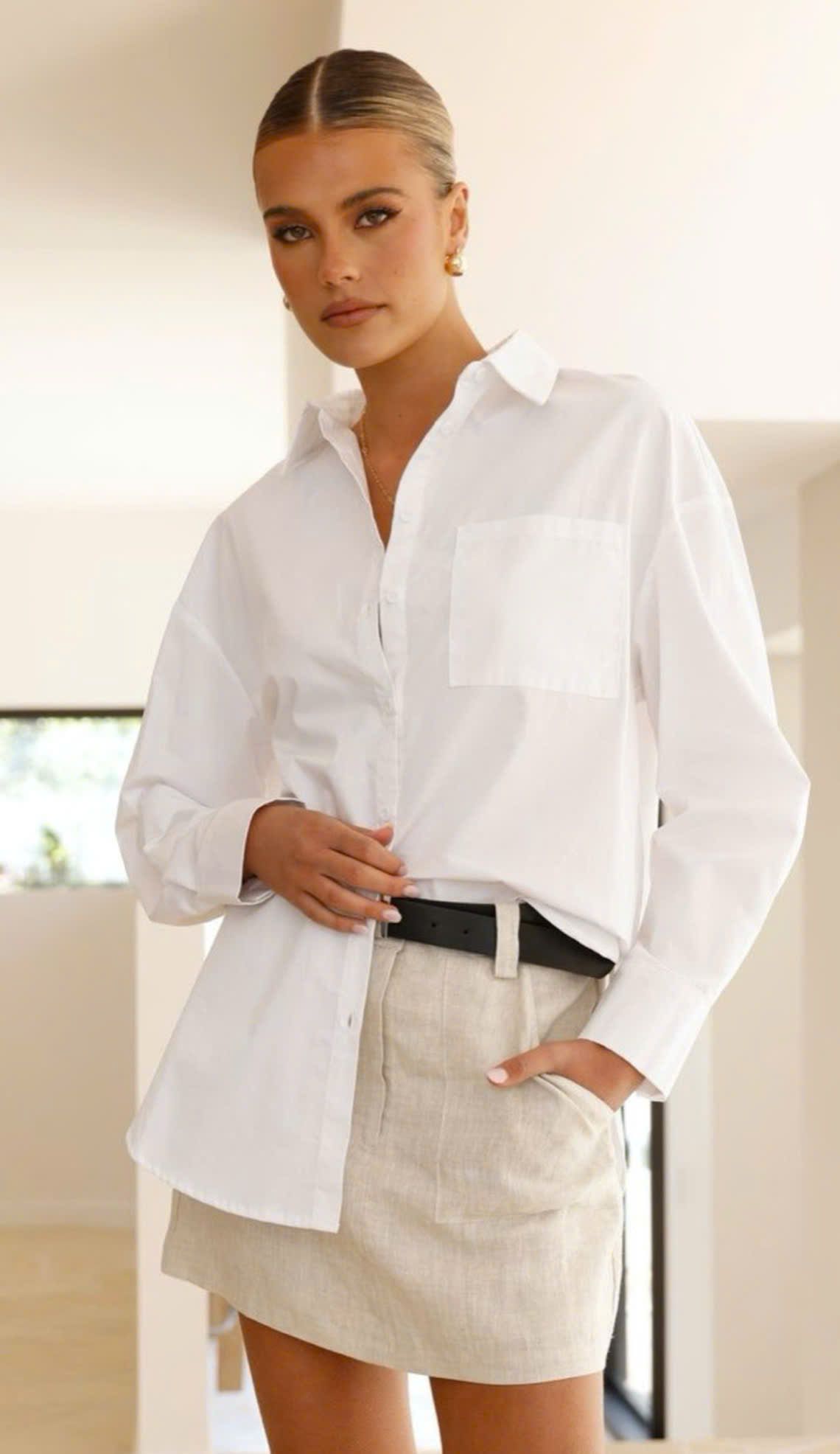 Minh họa áo sơ mi trắng
