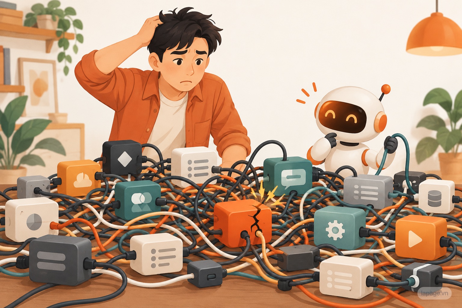 Luồng n8n càng nhiều trường hợp càng rối