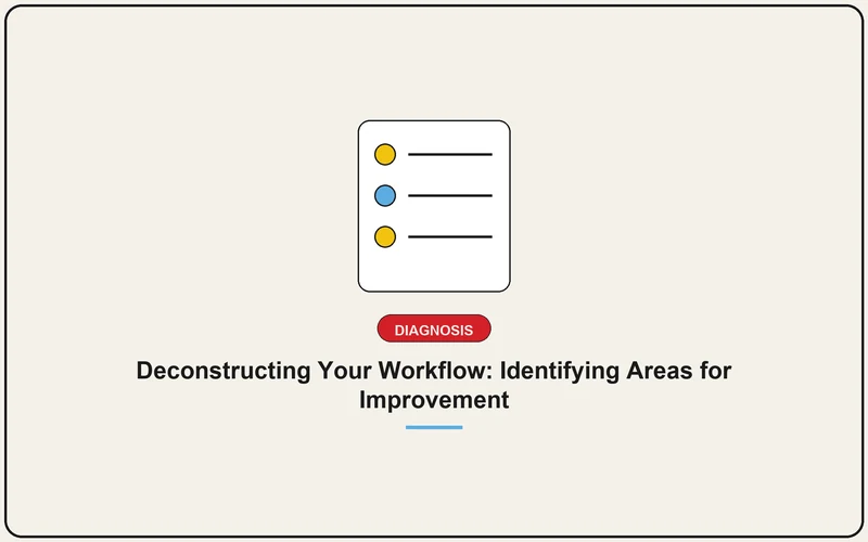Deconstructing Your Workflow: Identifying Areas for Improvement