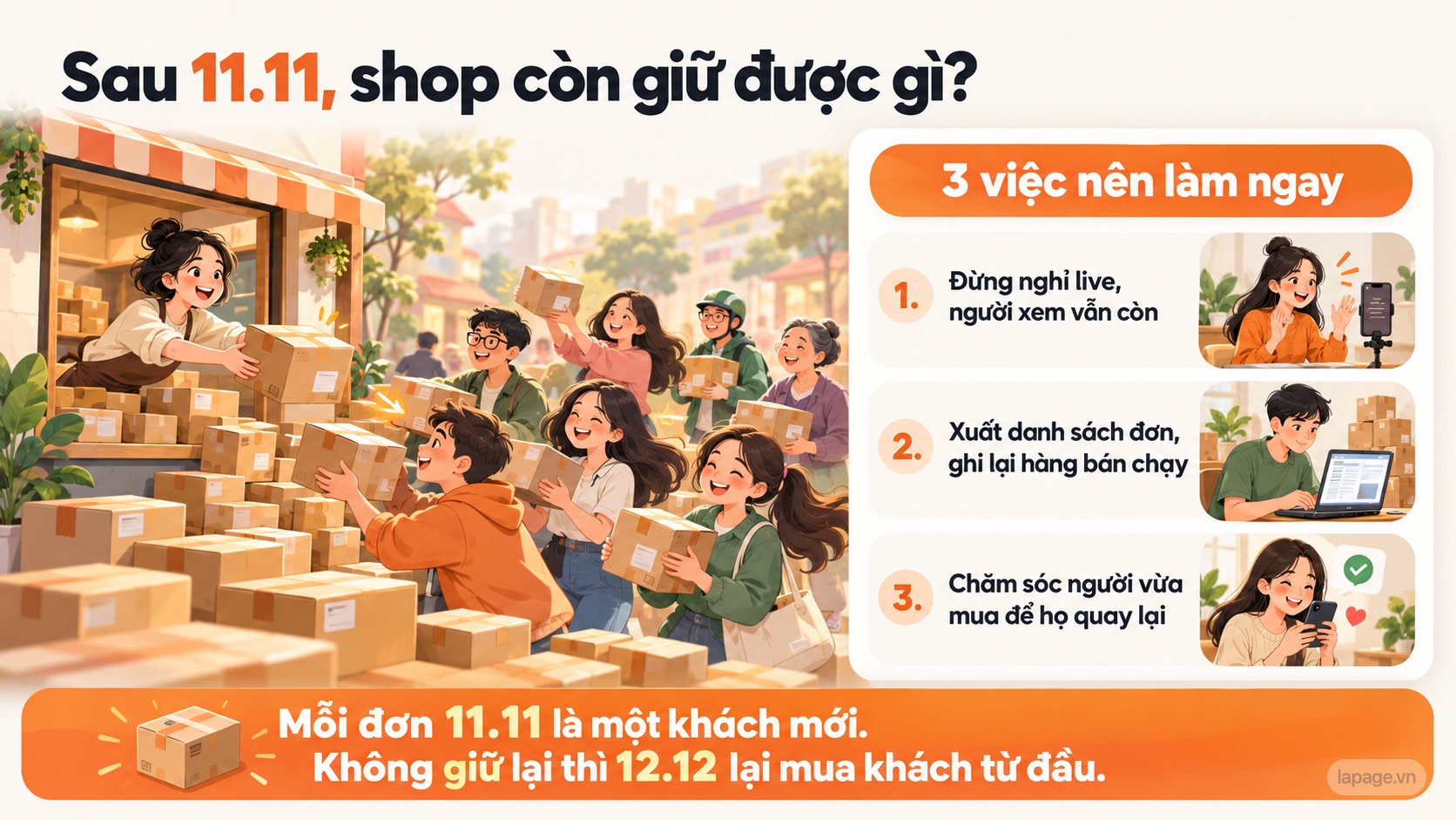 Sau 11.11, shop còn giữ được gì?
