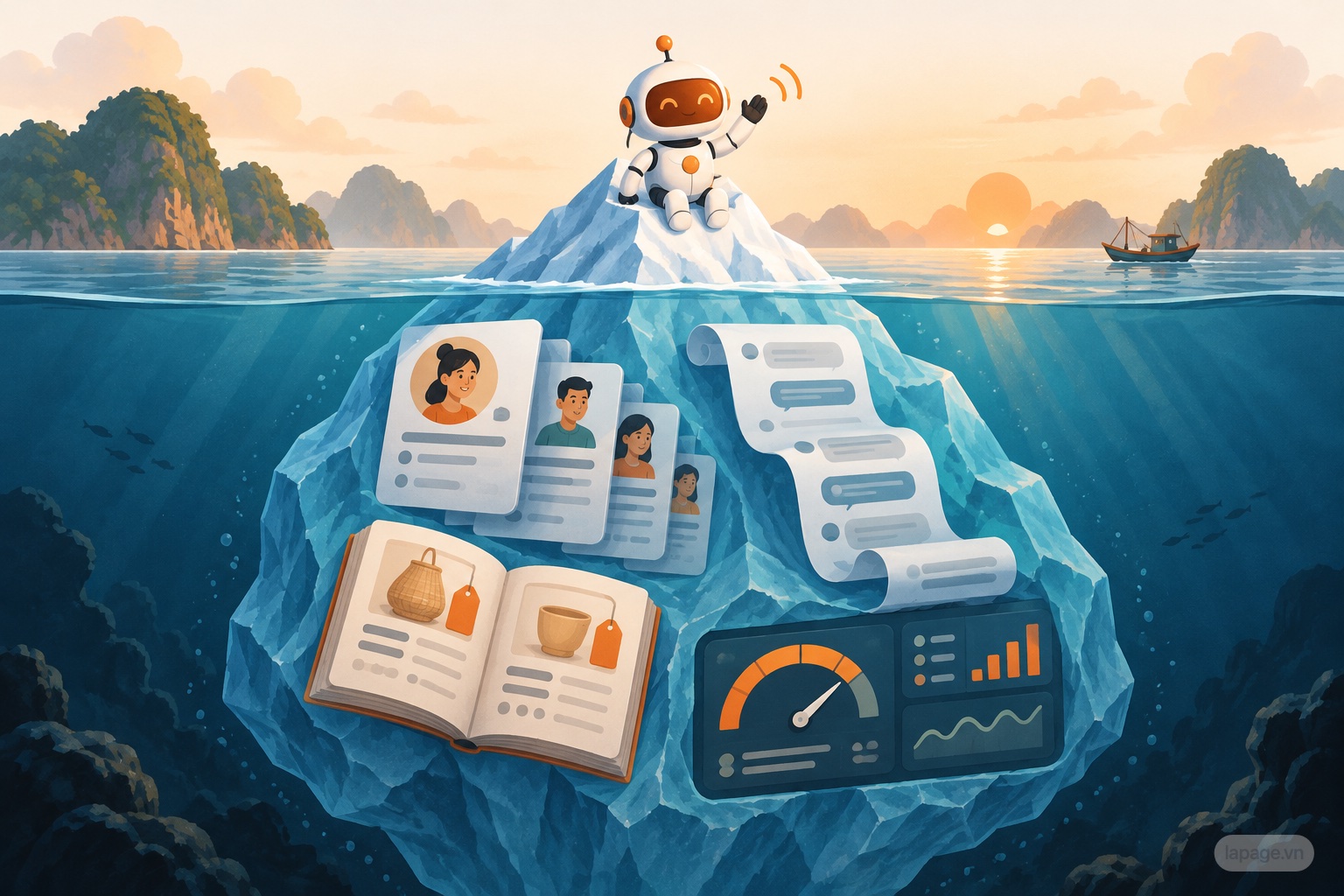 Chạy được mới là một nửa: phần chìm của tảng băng chatbot